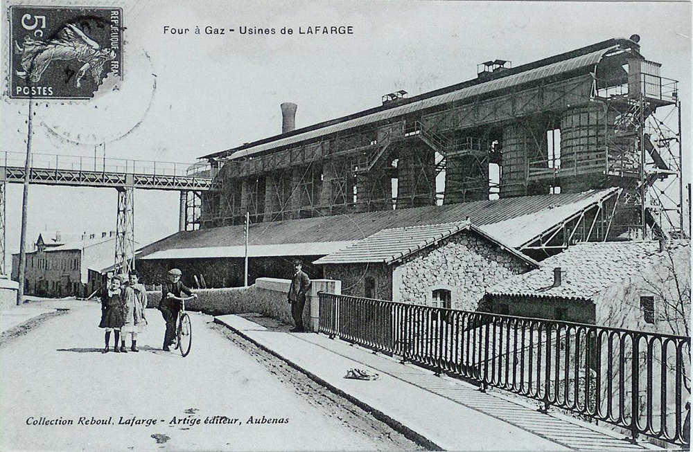 Les usines à chaux de Viviers au 19ème siècle.